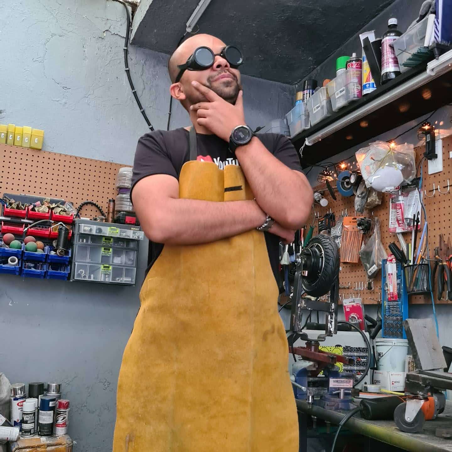 Ricardo Muñoz presentando proyecto